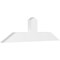 Ekena Millwork Portland Architectural Grade PVC Gable Bracket, 36"W x 10 1/2"H x 2"D x 4"F, 7/12 Pitch GBP036X11X0204POR00 - alternate 1